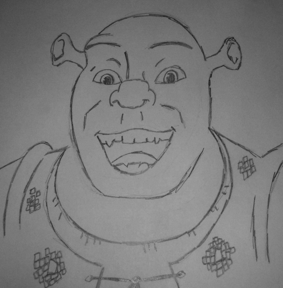 Shrek's Dazzling Face Paint
