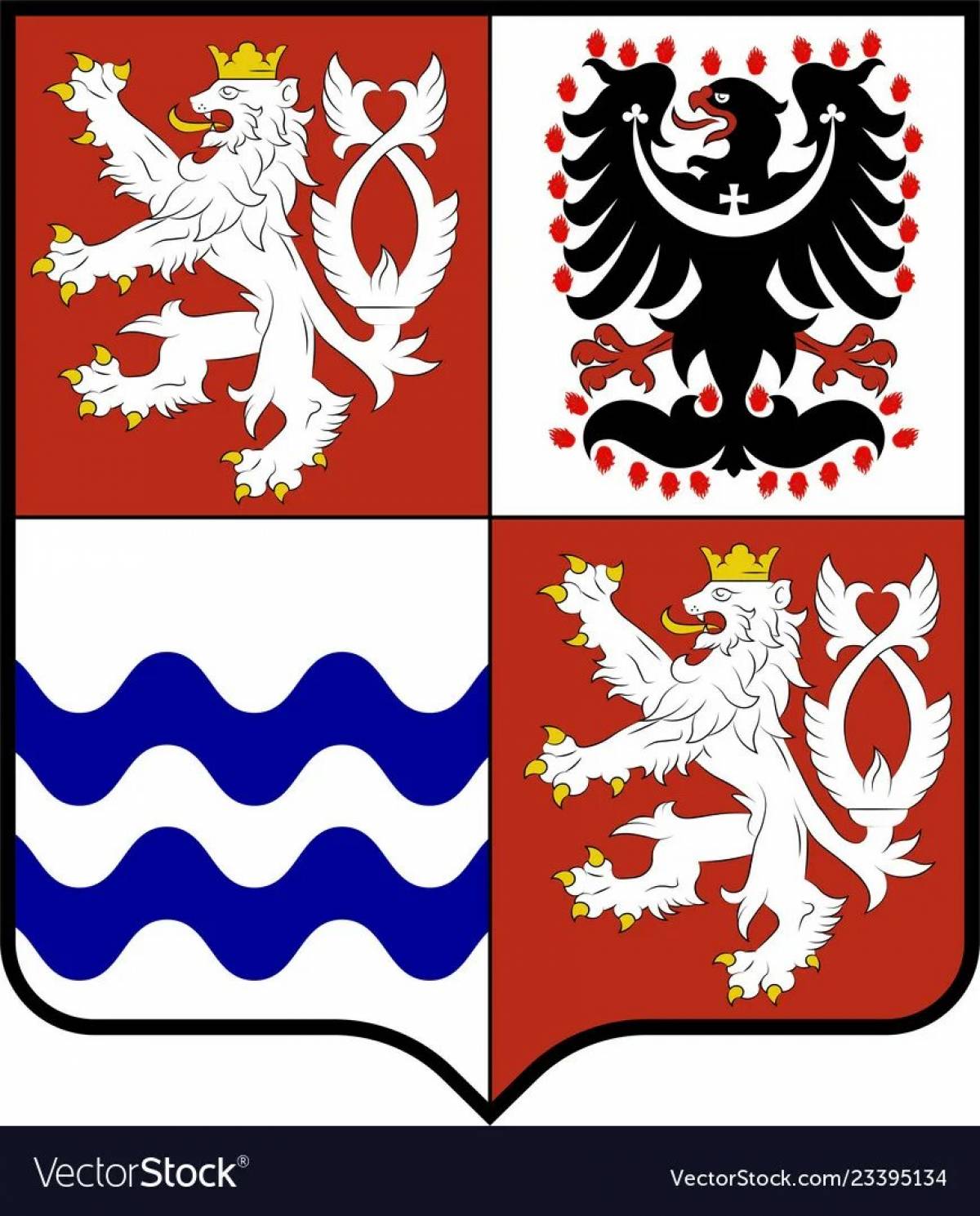 Photo Czech flag coloring page