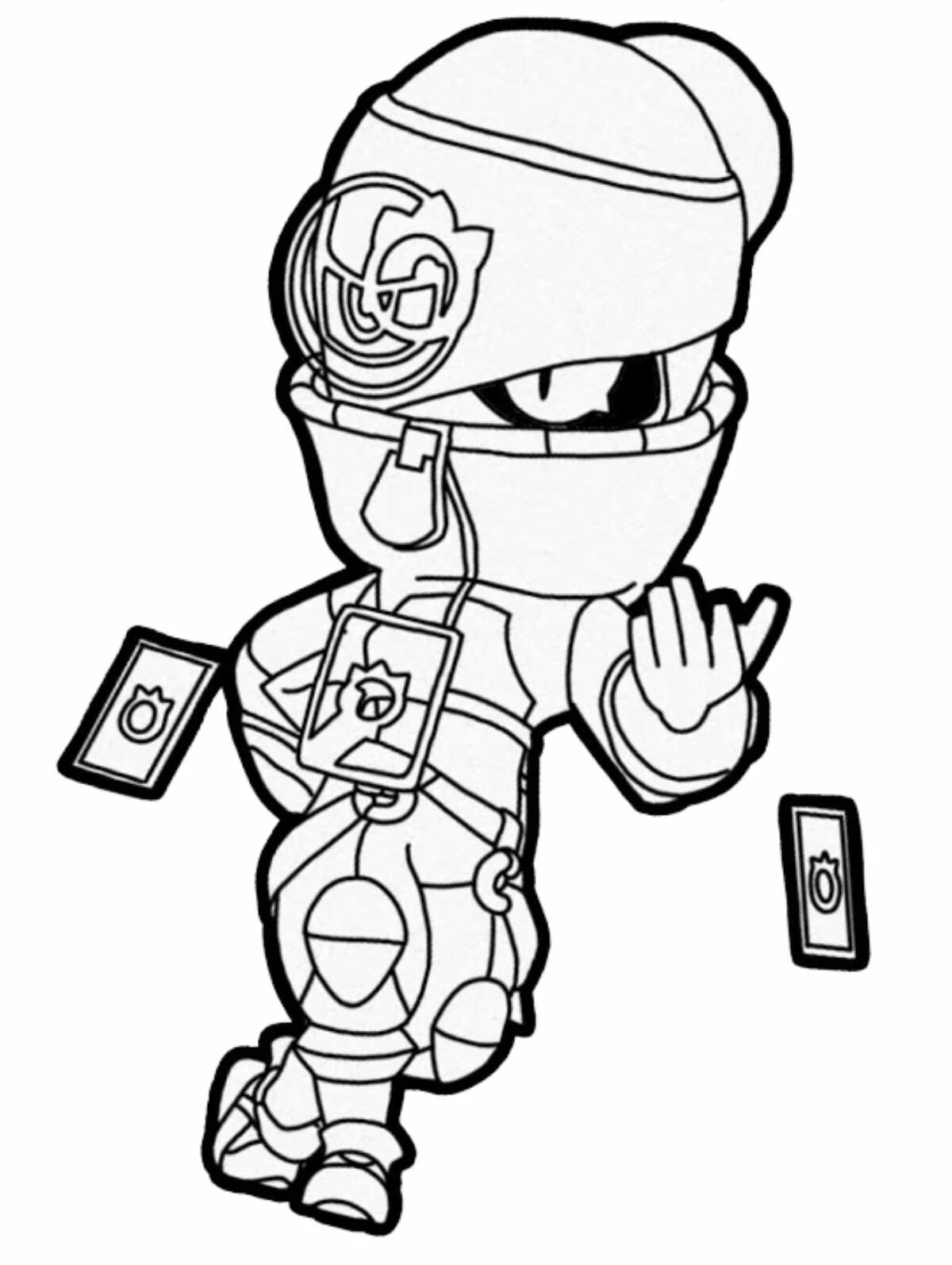 Photo Vivacious bad container coloring page