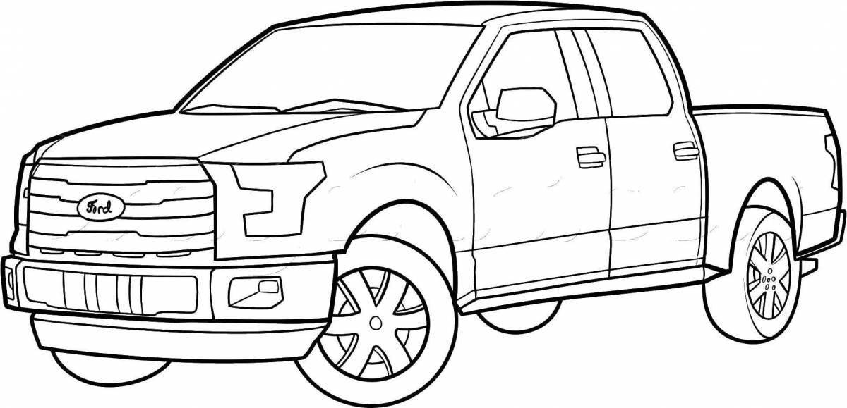 Toyota hilux awesome coloring book