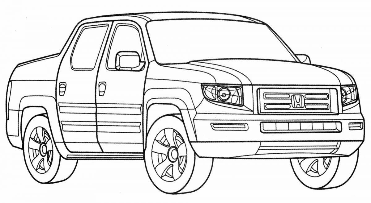 Toyota hilux amazing coloring book