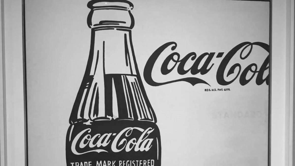 Fun coloring coca cola
