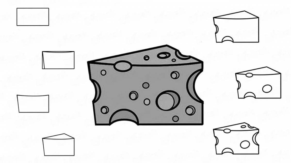 Раскраска сказочный сыр