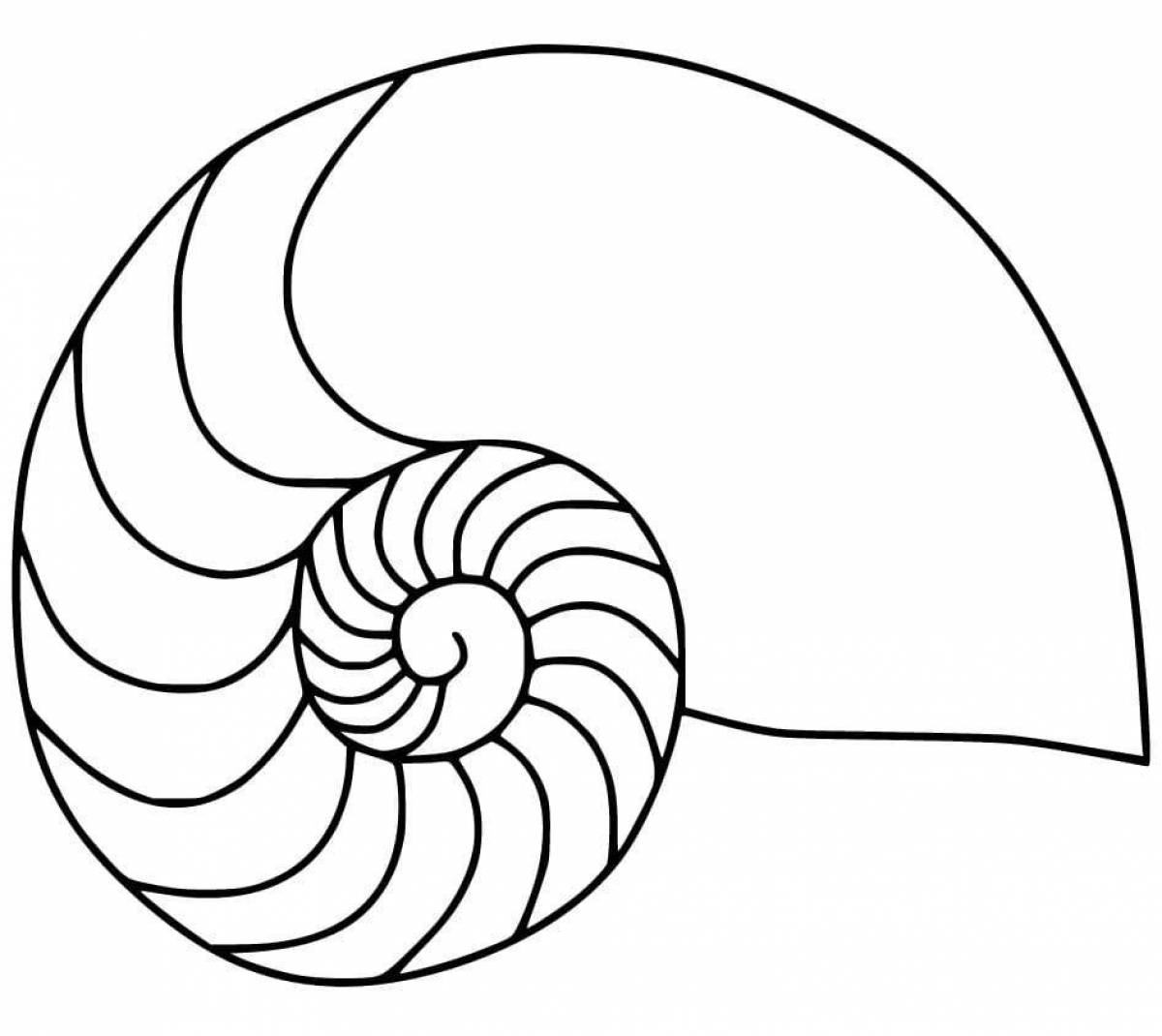 Amazing coloring page with swirling lines