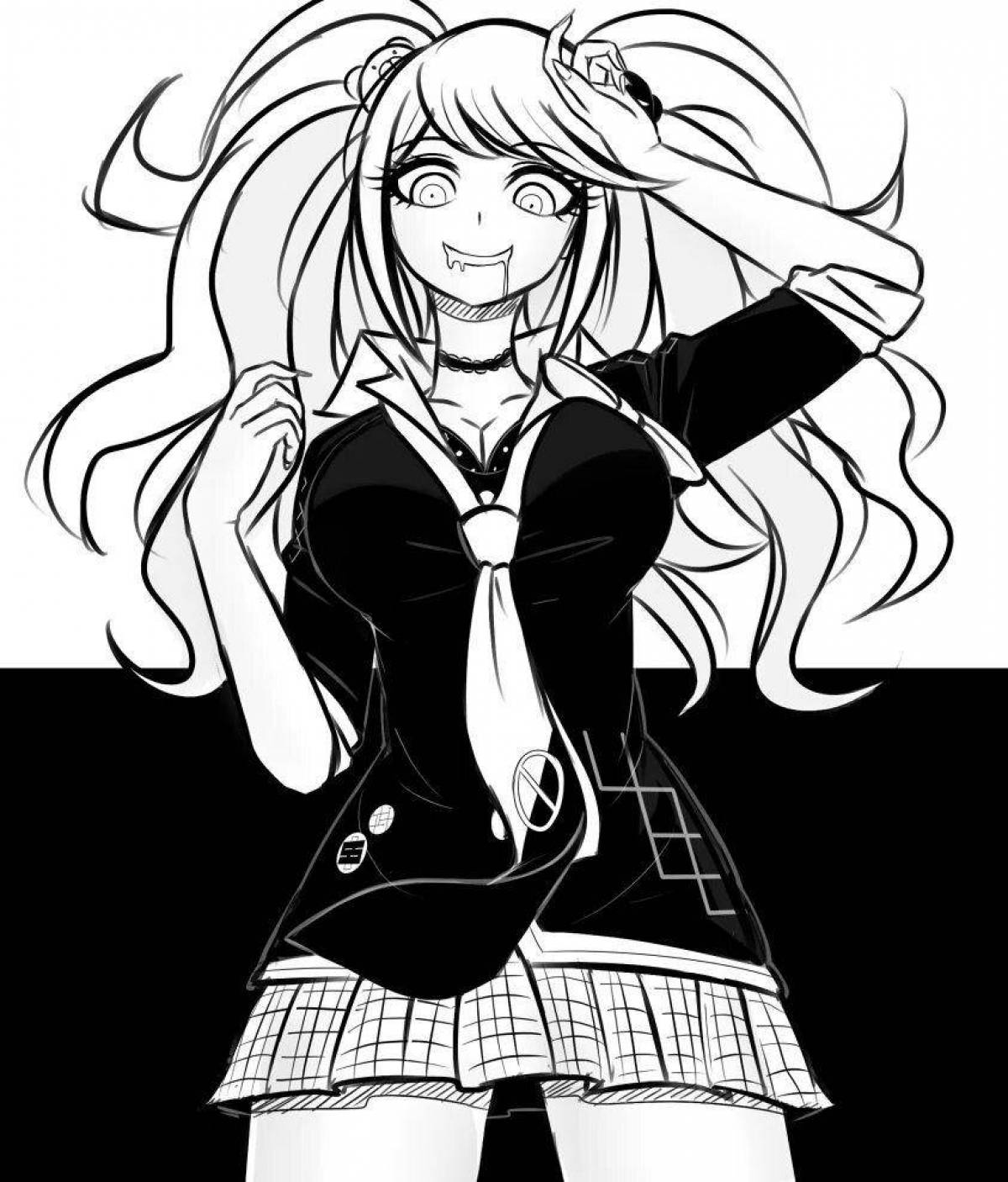 Photo Enoshima junko live coloring