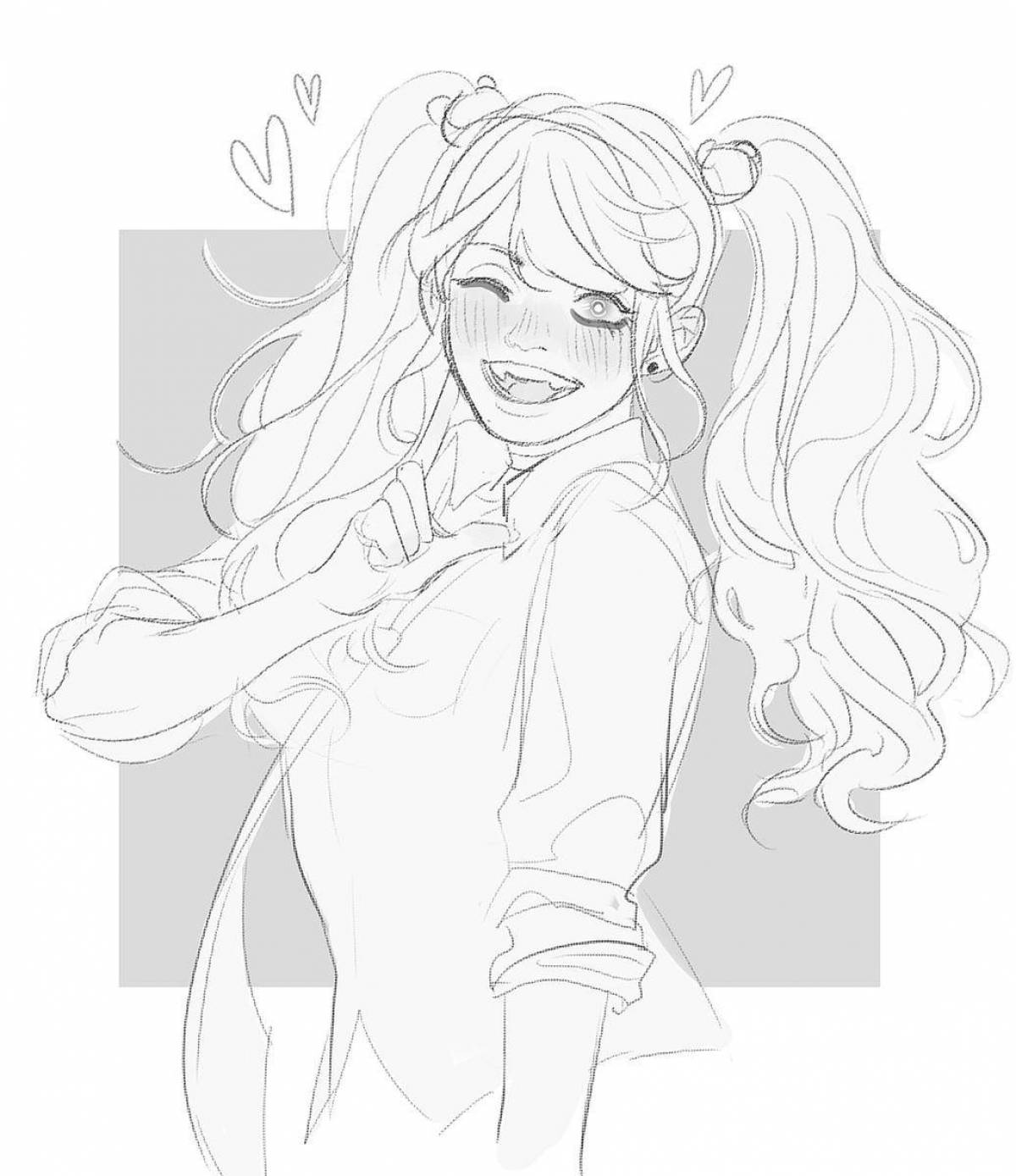 Photo Enoshima junko coloring book