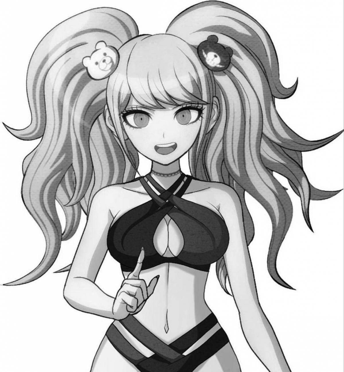 Photo Exquisite junko enoshima coloring book
