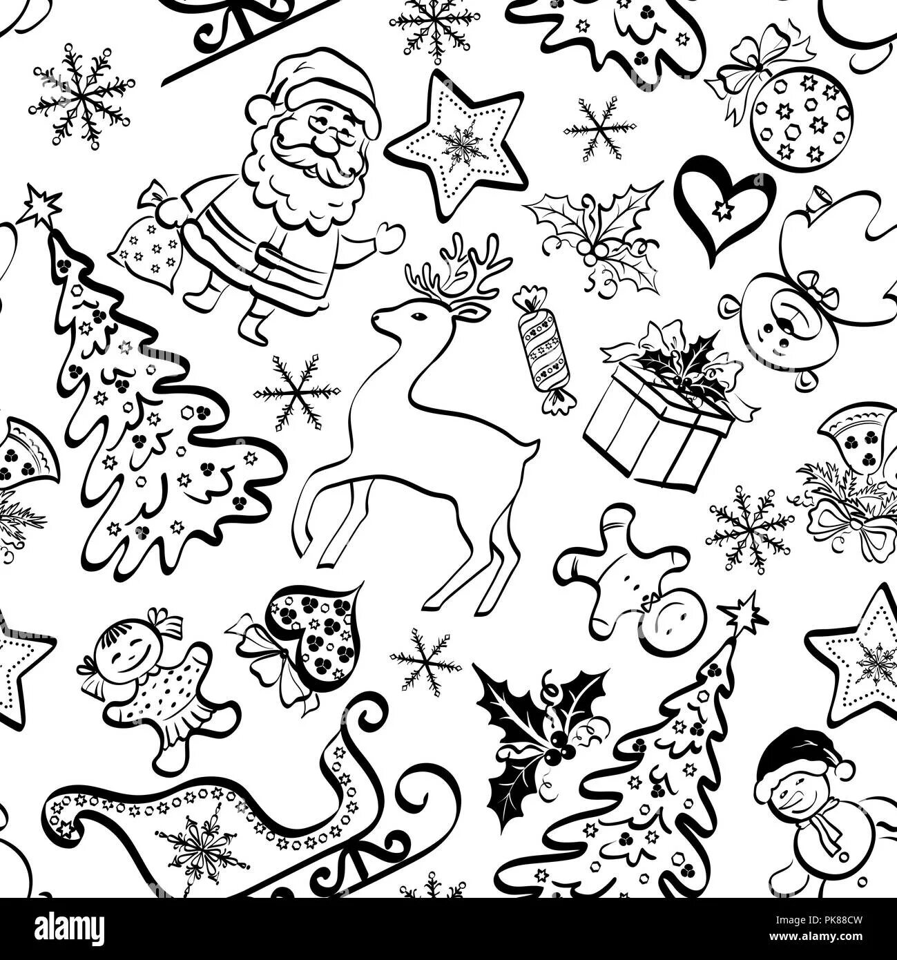 Glitter coloring christmas background
