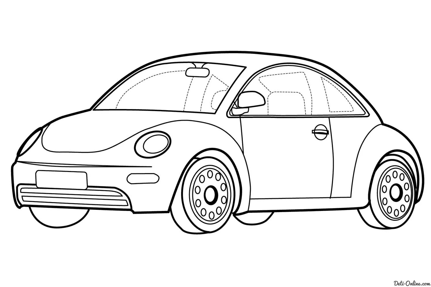 Coloring page amazing car