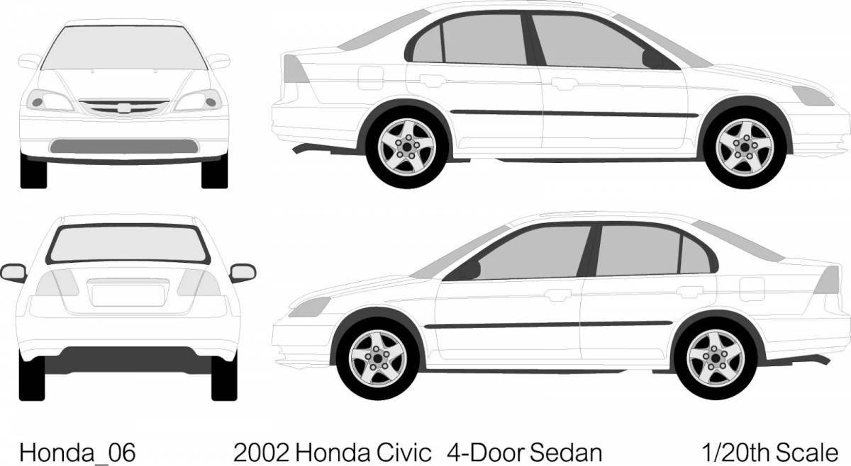 Honda Civic 6 Blueprint