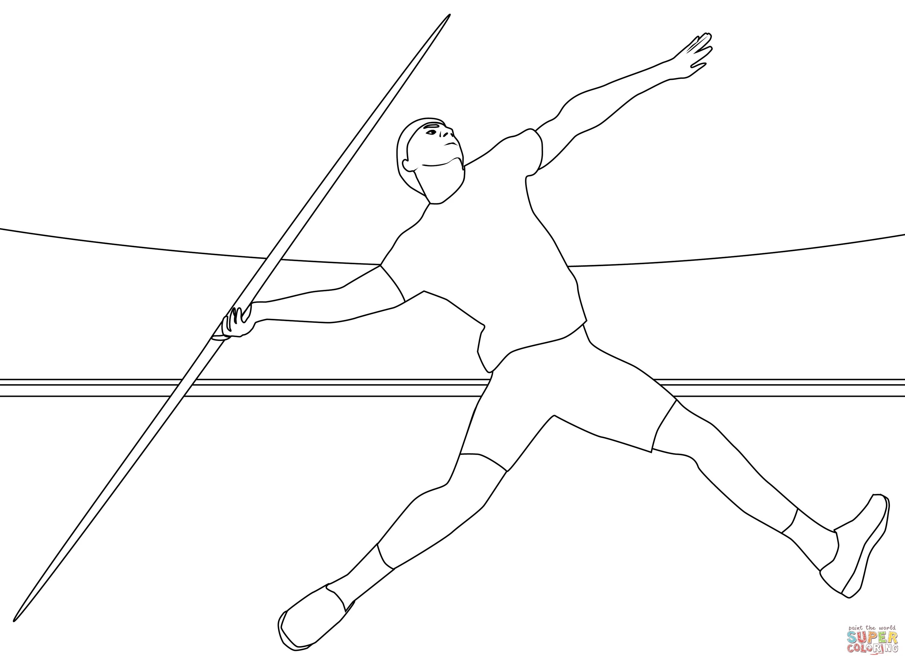 Athletics coloring page update
