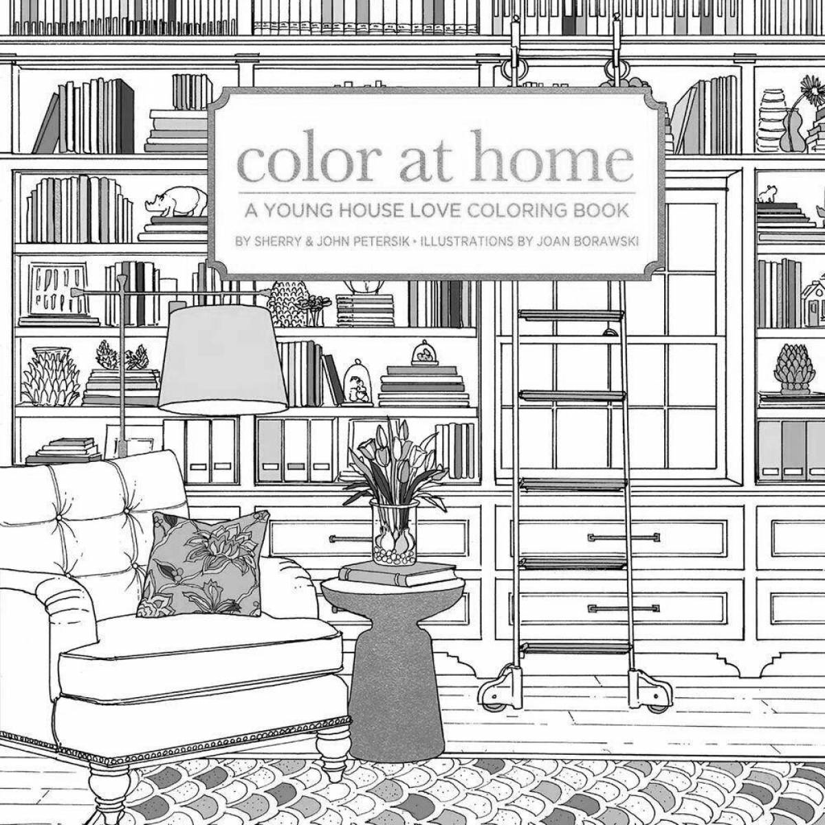 Colorful coloring home design