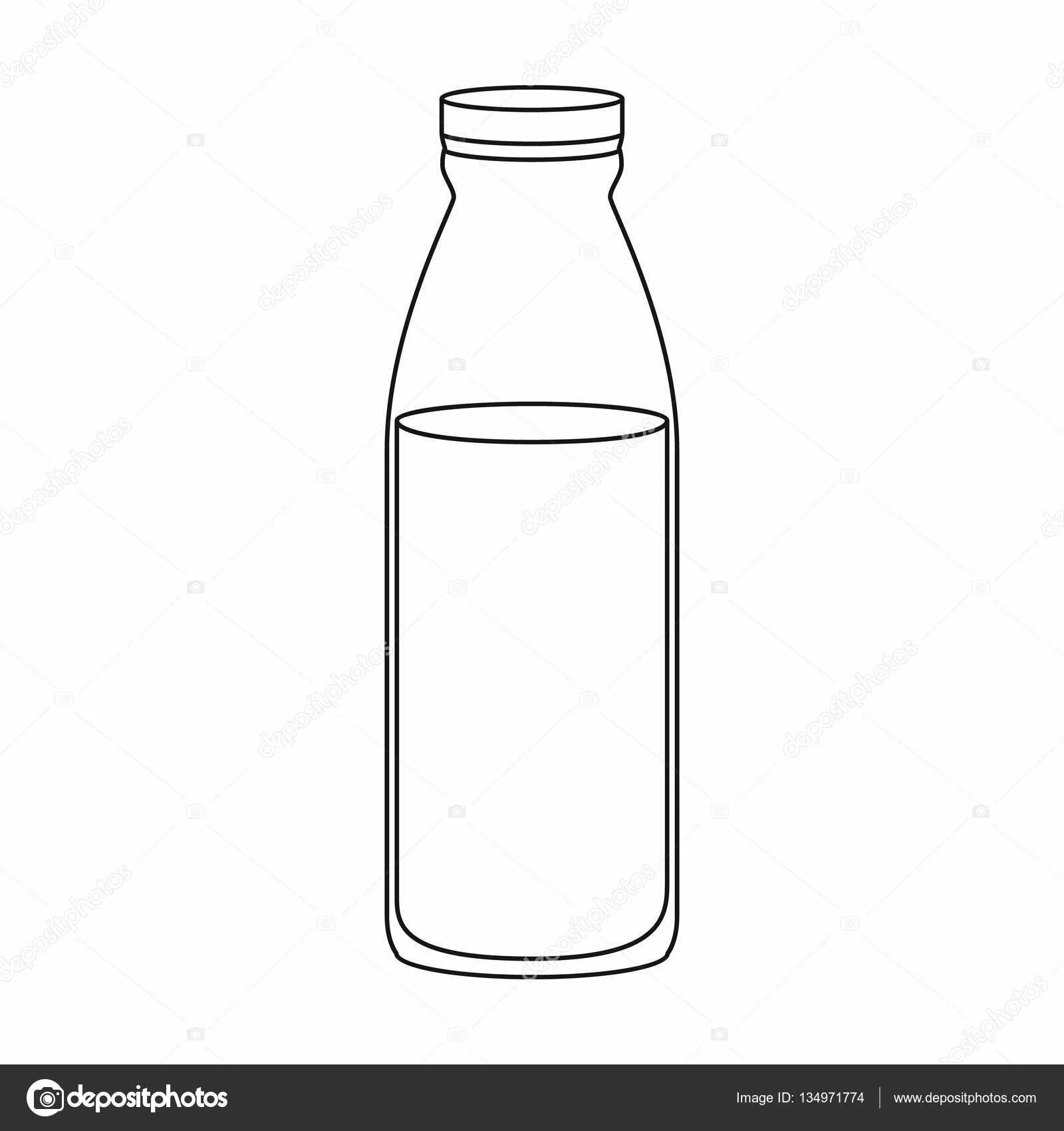 Бутылка молока #3
