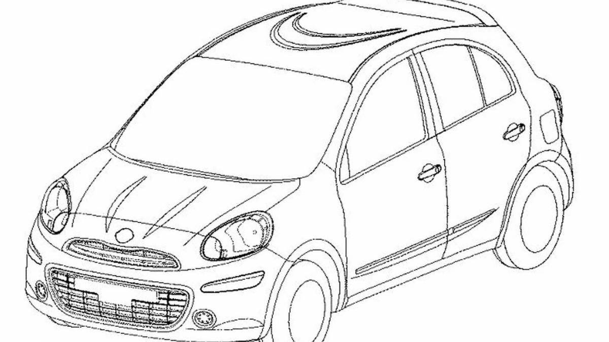 Joyful coloring daewoo matiz