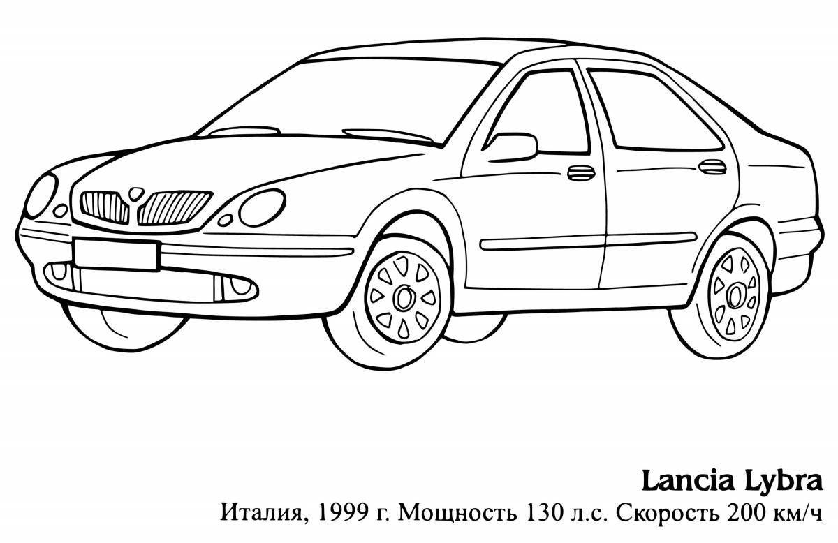 Великолепный daewoo matiz раскраска