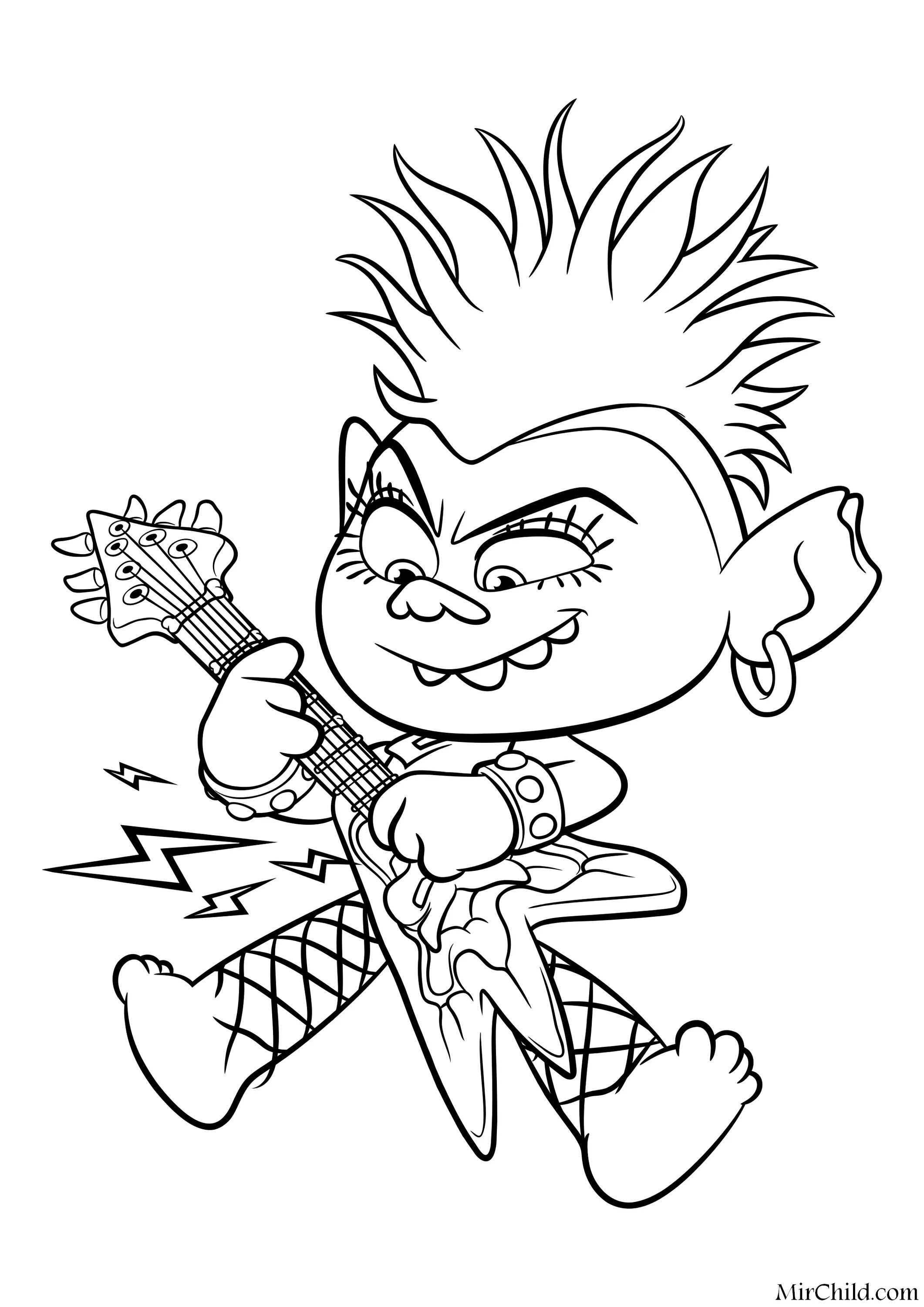 Tempting coloring trolls rocks