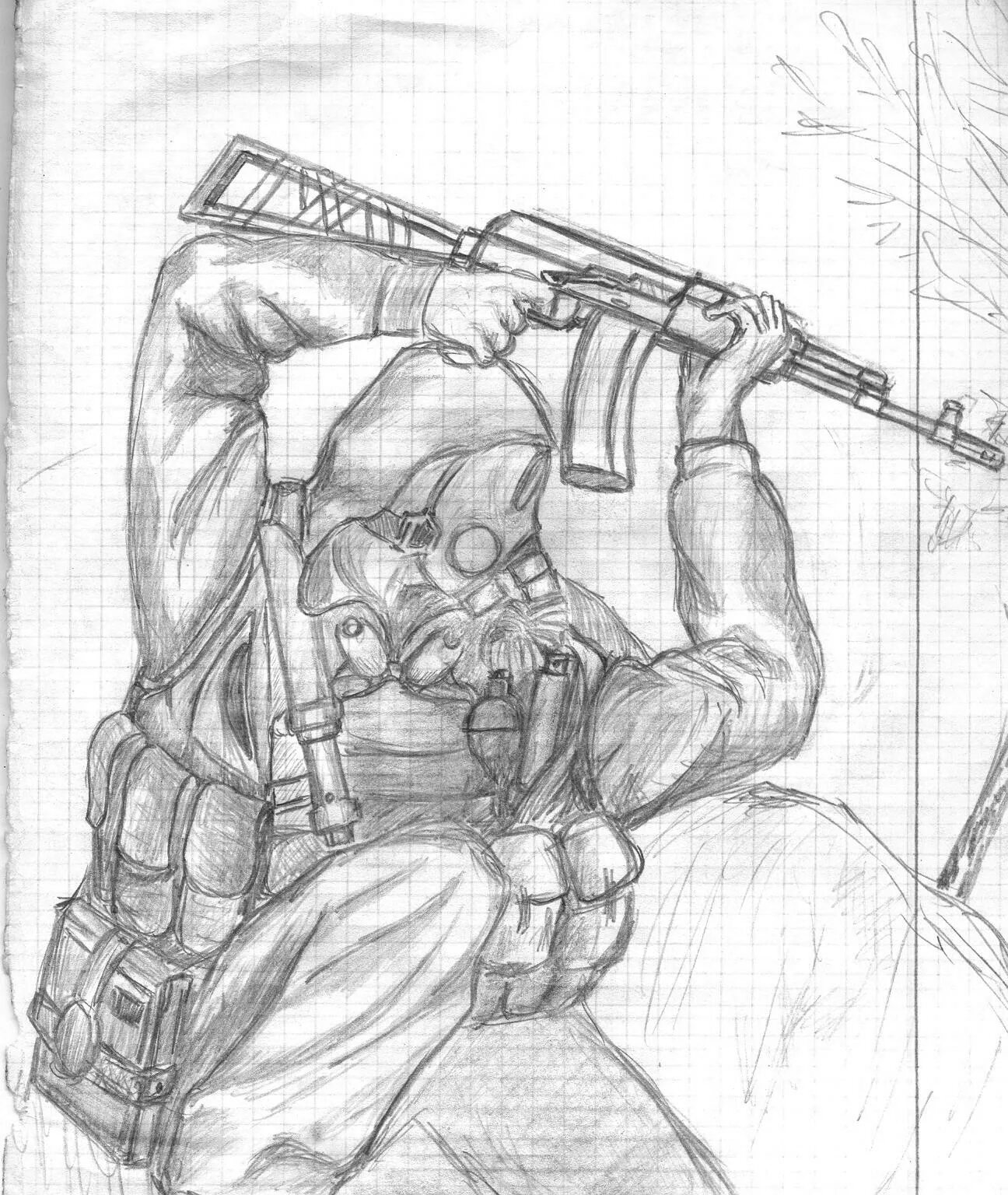 Great stalker duty coloring page