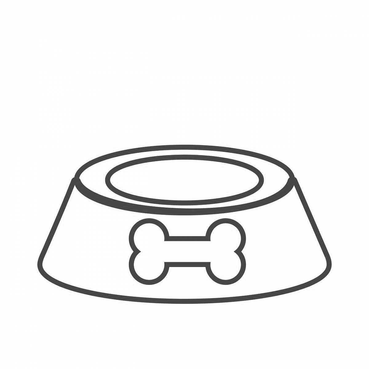 Impressive cat food coloring page