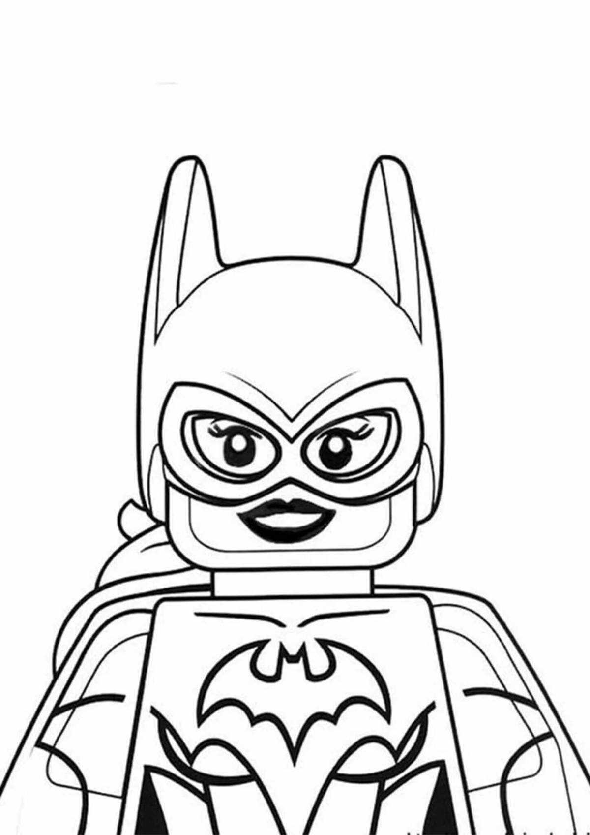 Lego flash dynamic coloring page