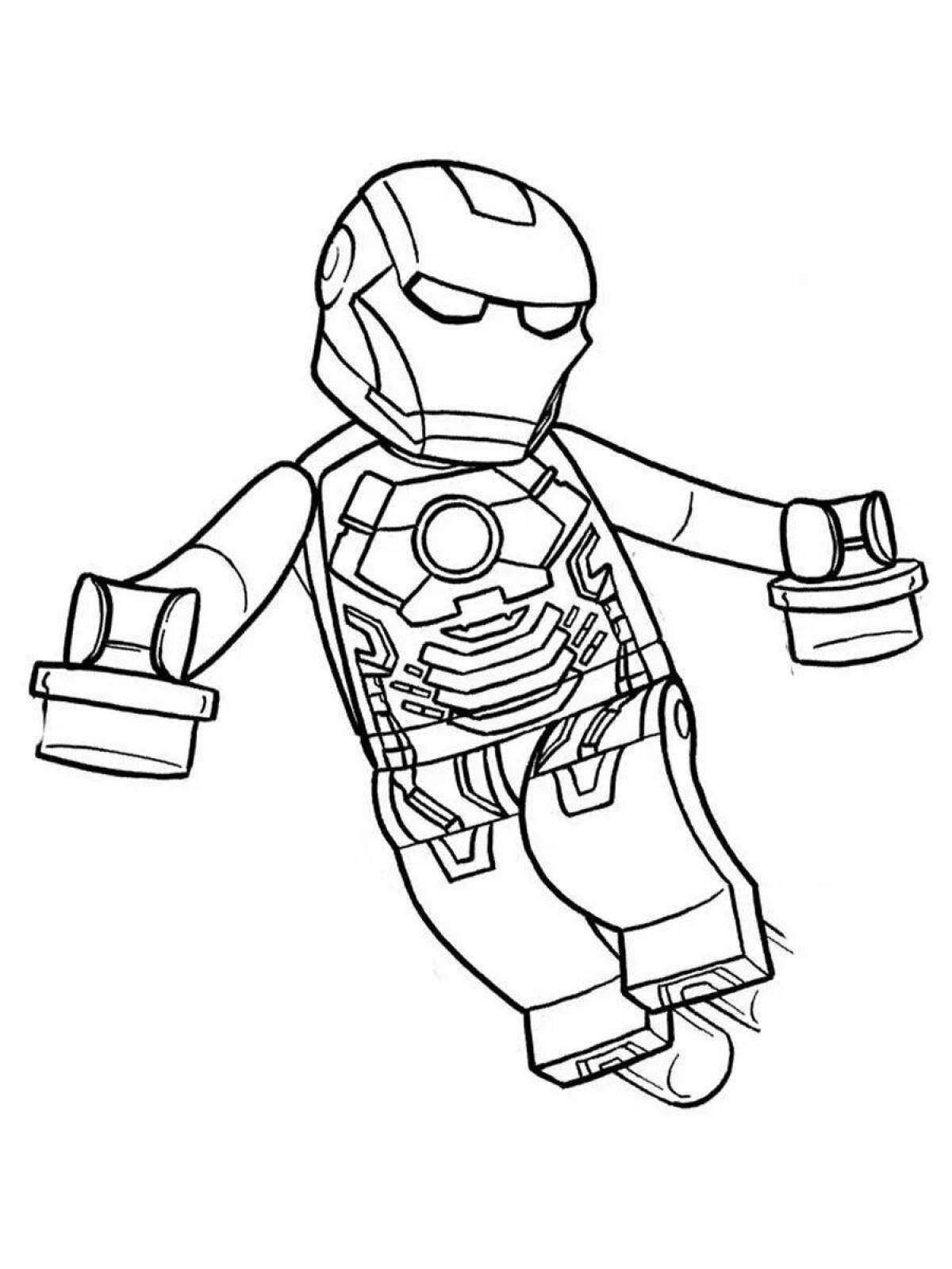 Exciting coloring lego flash