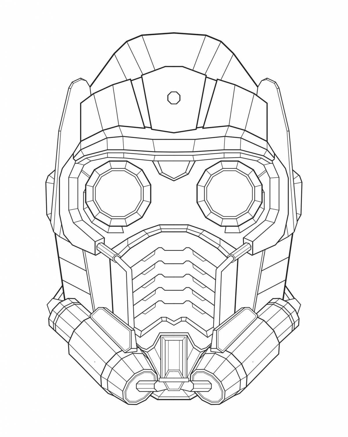 Coloring book amazing star lord