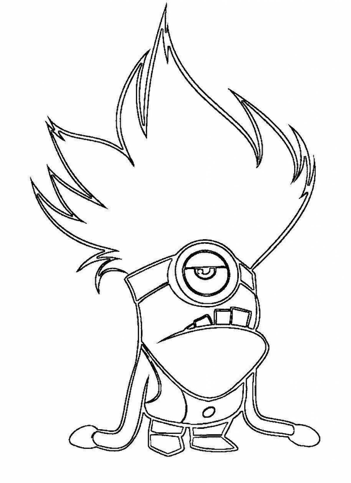 Раскраска Раскраска «мерцающий свет»