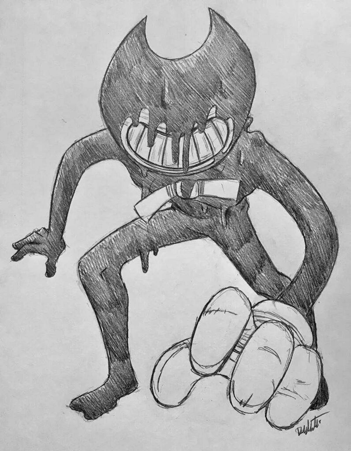 Как рисовать bendy