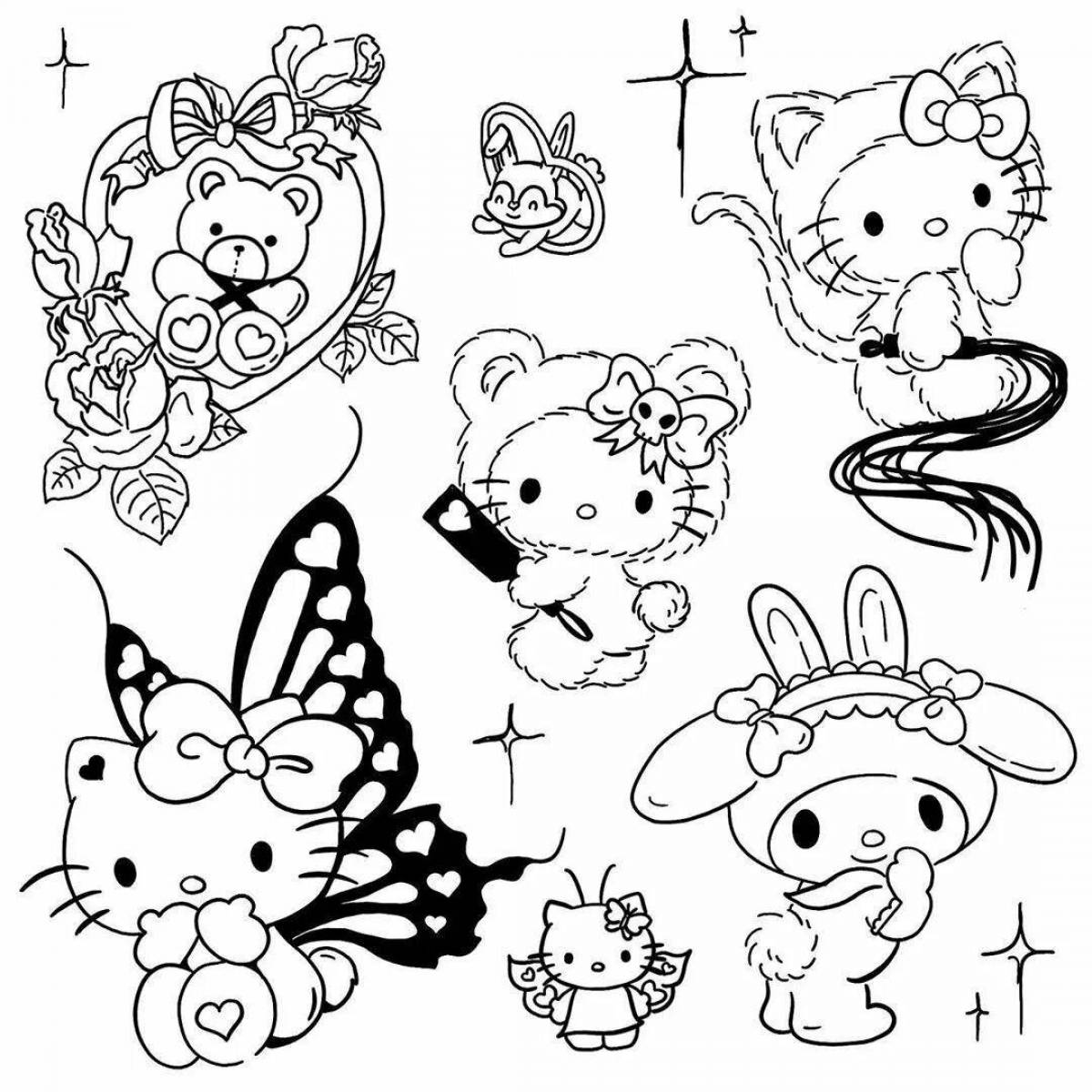 Live kuromi many coloring pages
