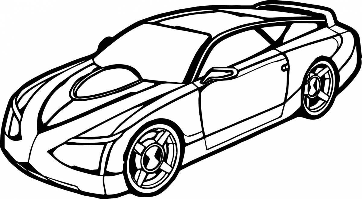 Coloring majestic fast cars