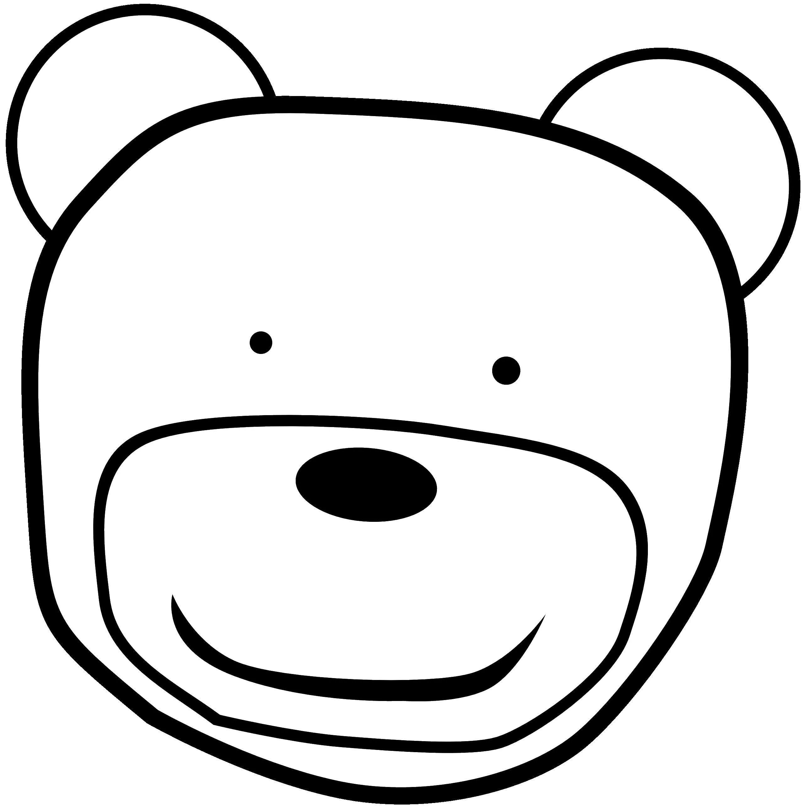 Bear face #2