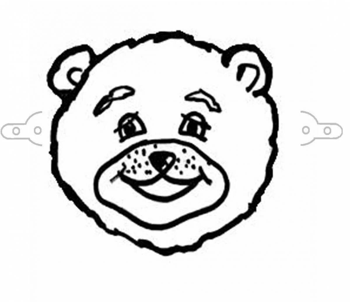 Лицо медведя #6