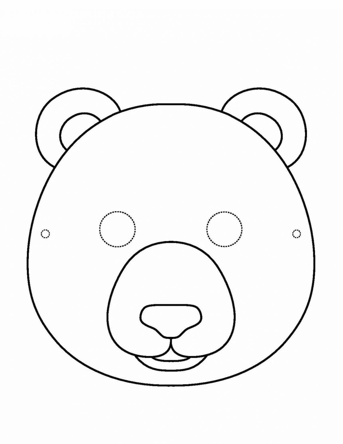 Лицо медведя #7
