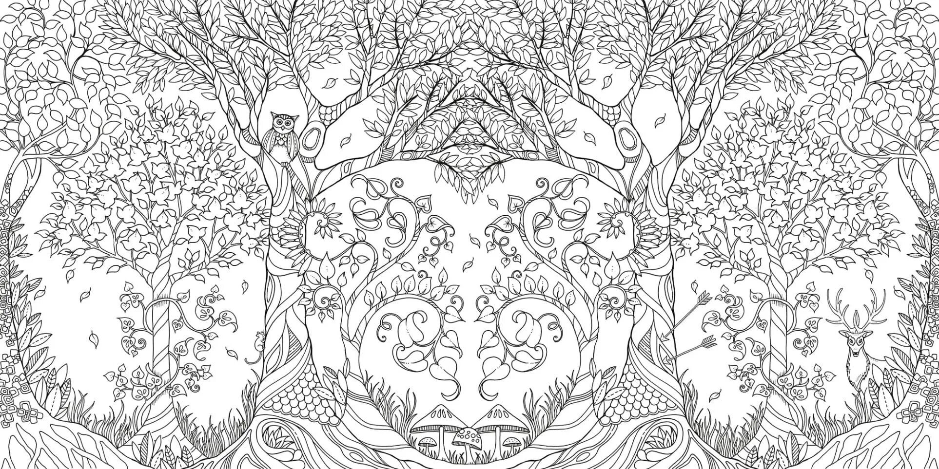 Outstanding complex coloring page