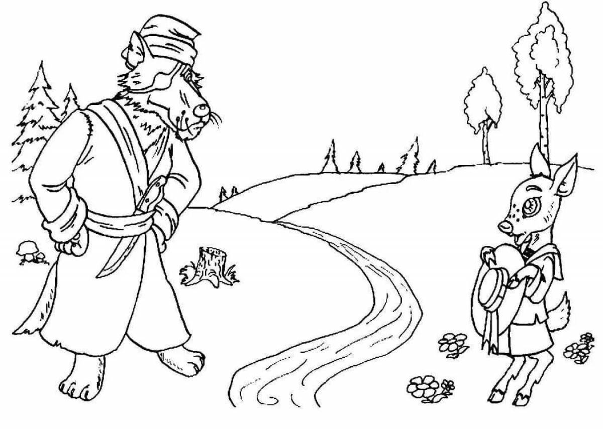 Coloring glowing fable quartet