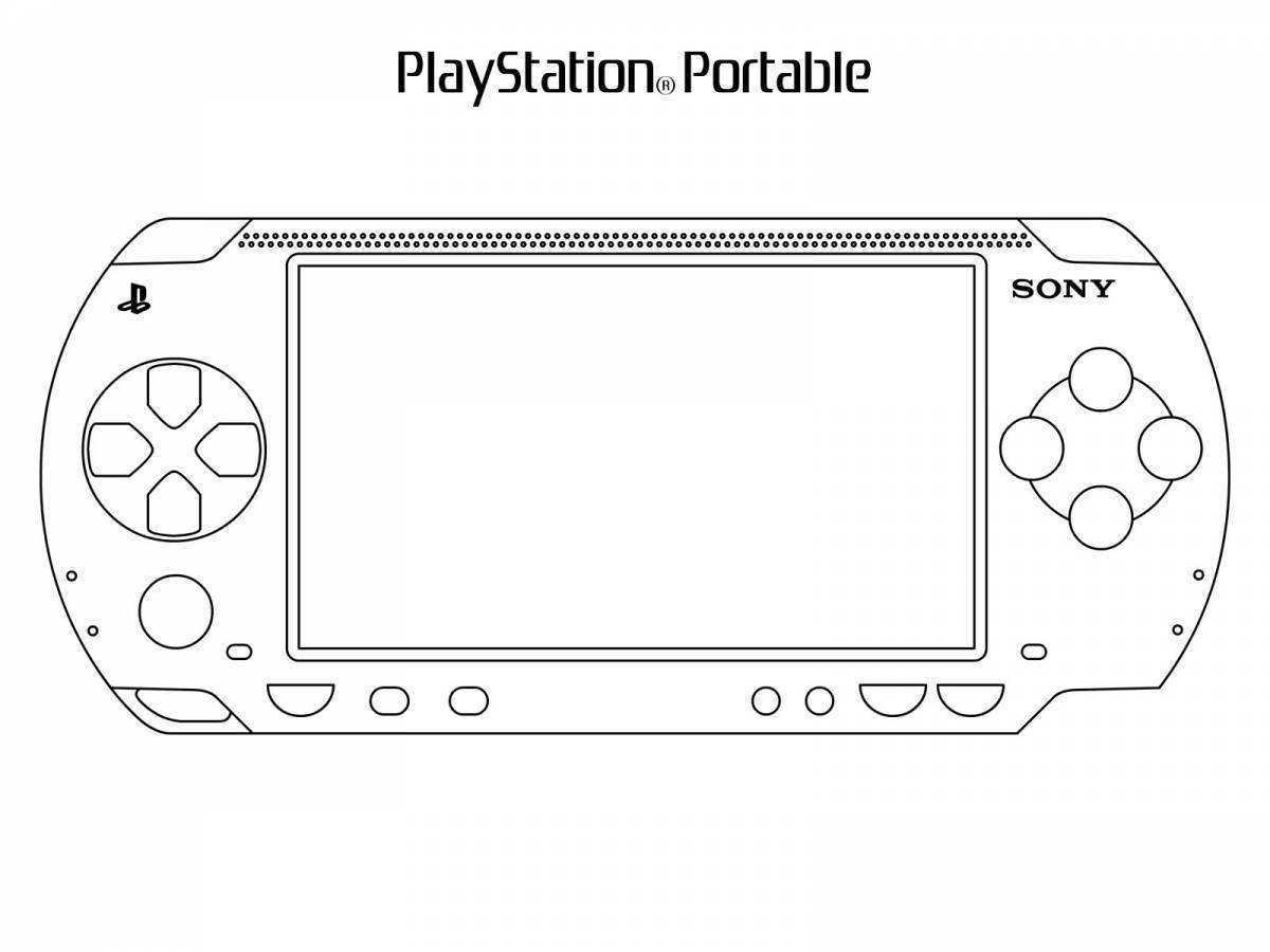 Sony playstation live coloring