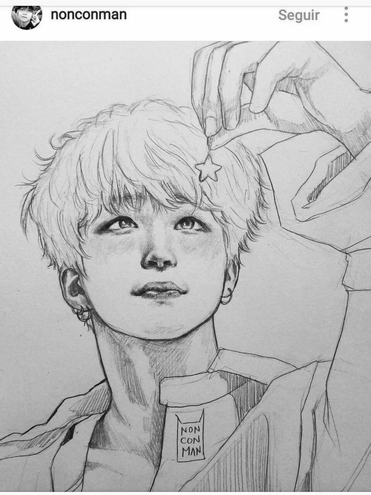 Colouring dazzling cabin boy