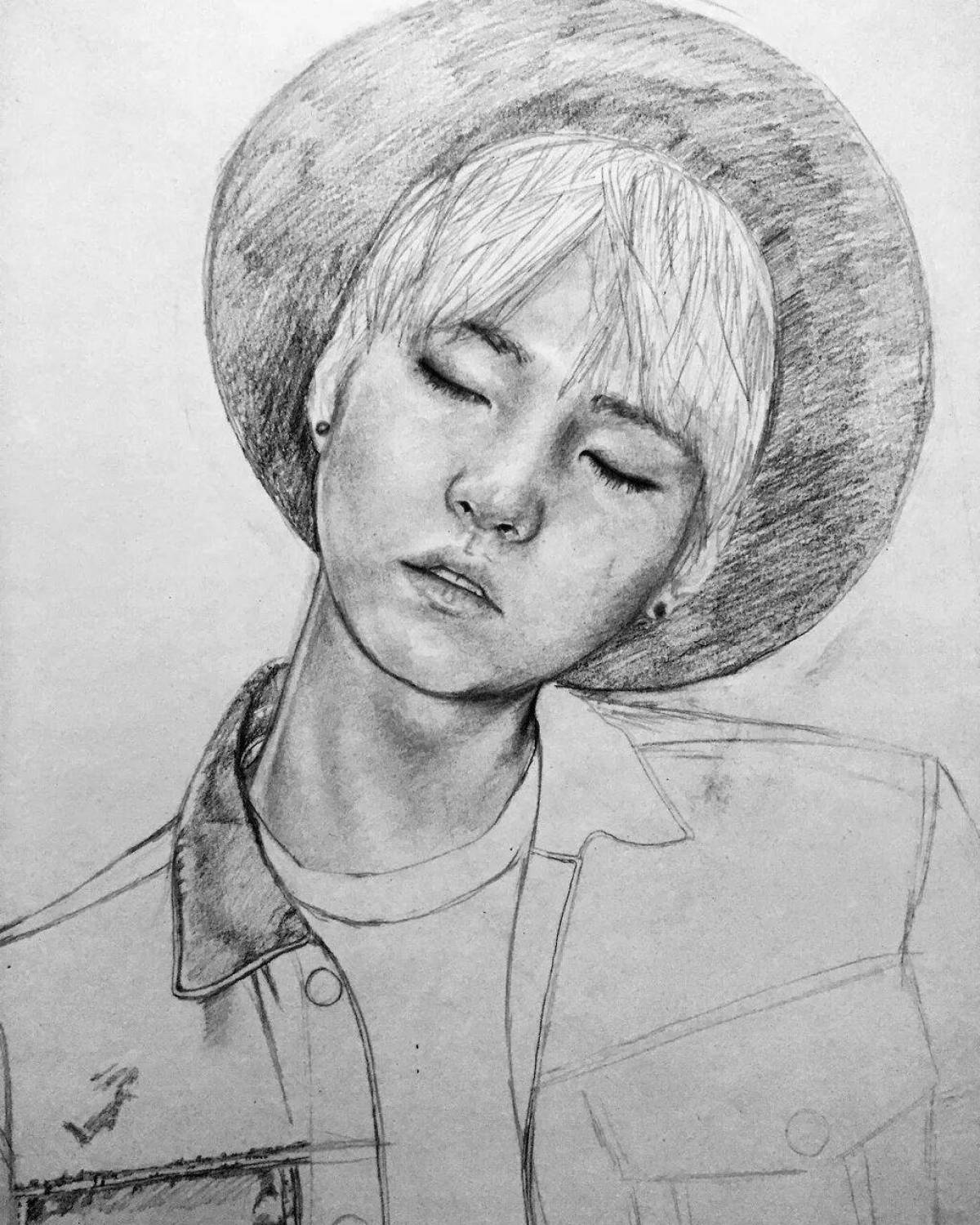 Yoongi's awesome coloring book