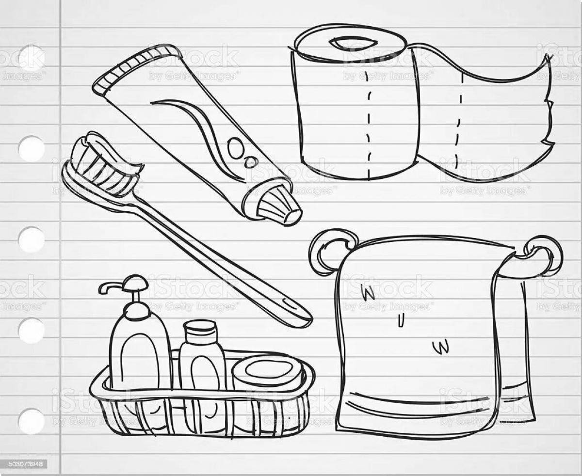 Ванные принадлежности картинки для детей