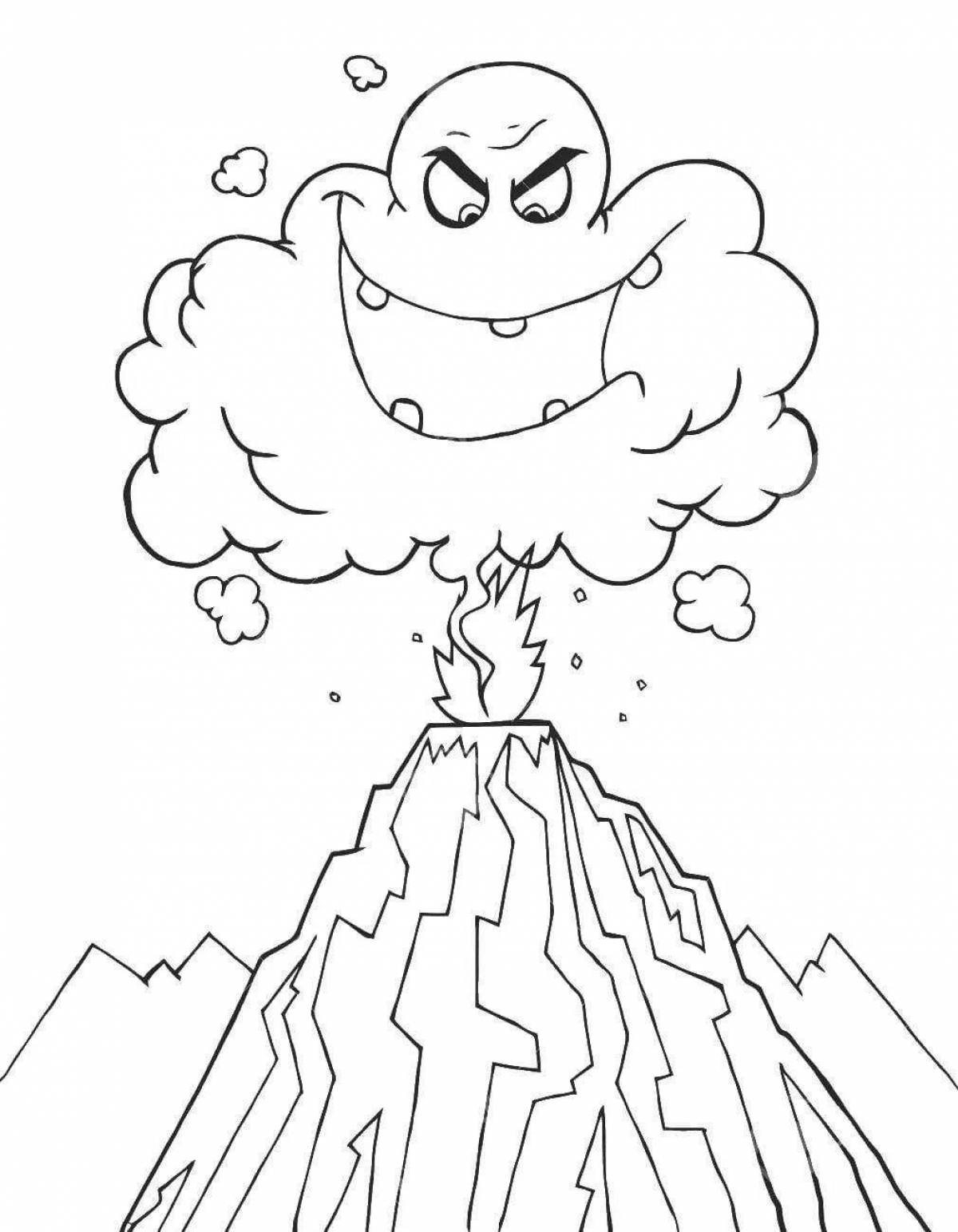 Извержение вулкана #8