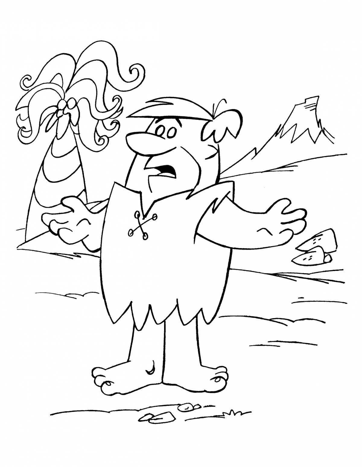 Fred flintstone's incredible coloring book