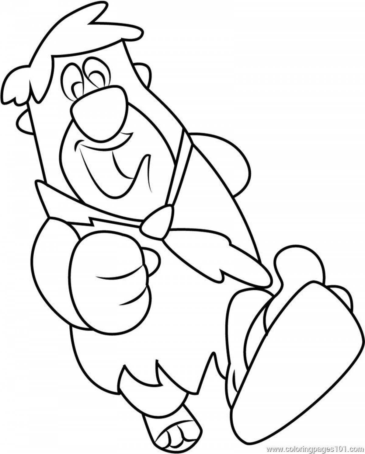 Fred flintstone's amazing coloring book