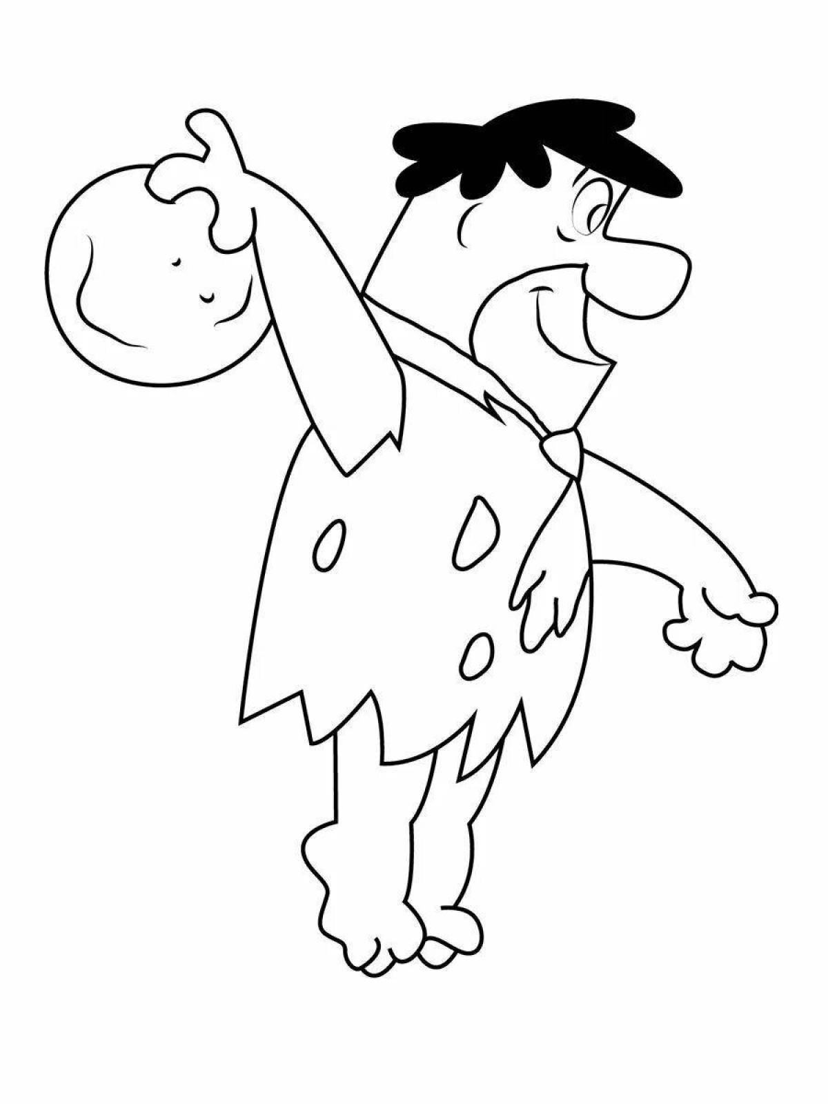 Fred flintstone's spectacular coloring book