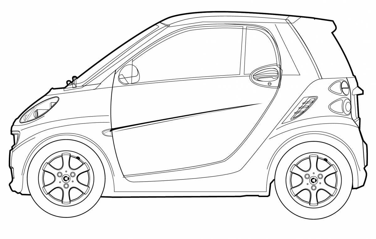 Great little car coloring book