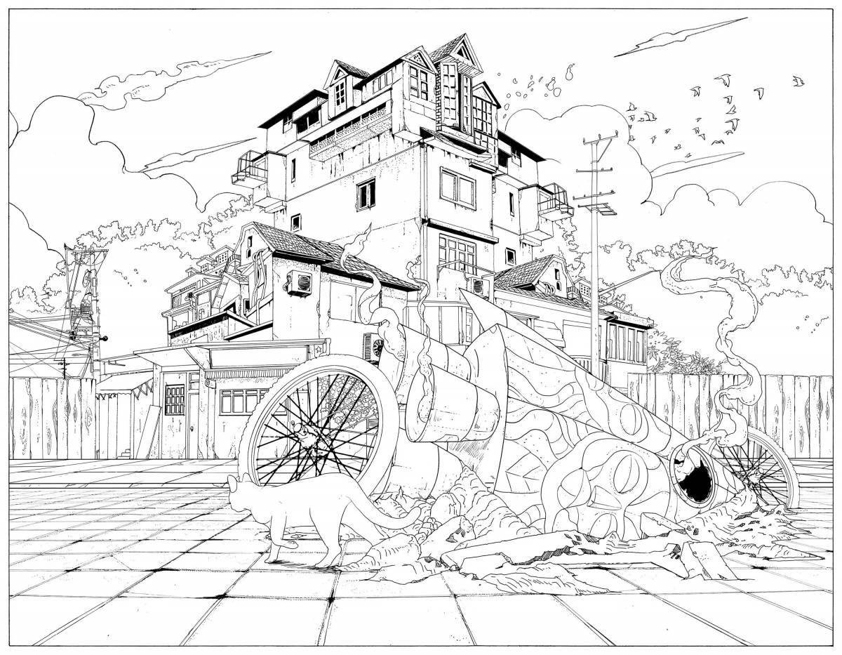 Awesome coloring pages from around the world