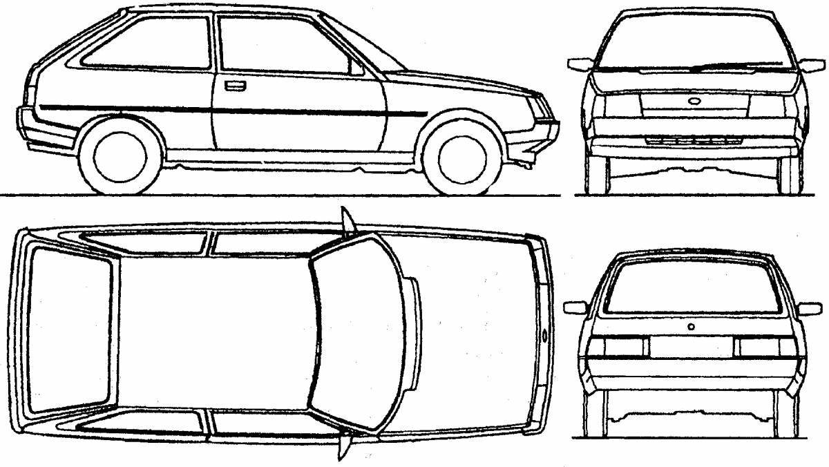 Charming 9 cars coloring book