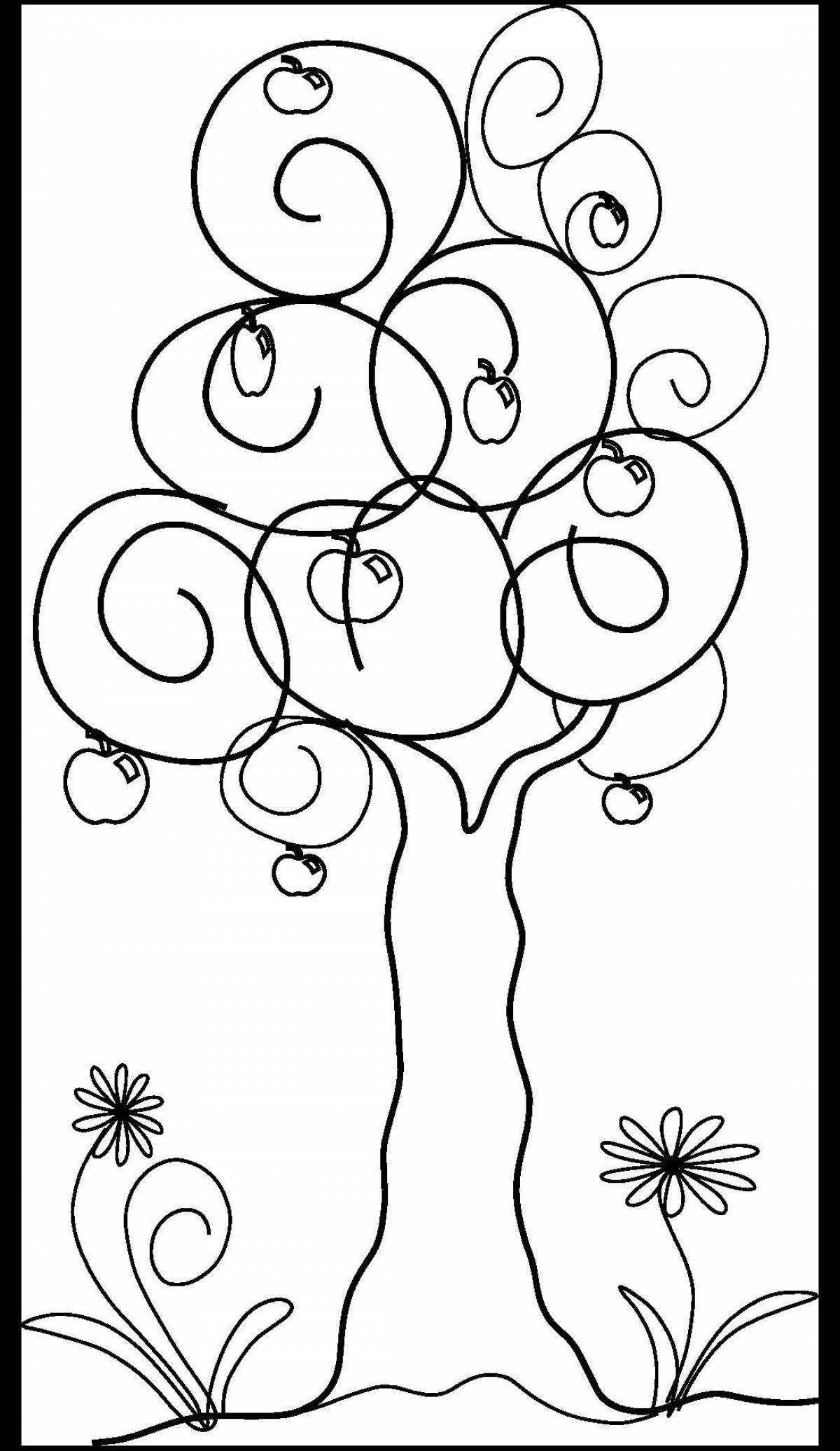 Generous magic tree coloring