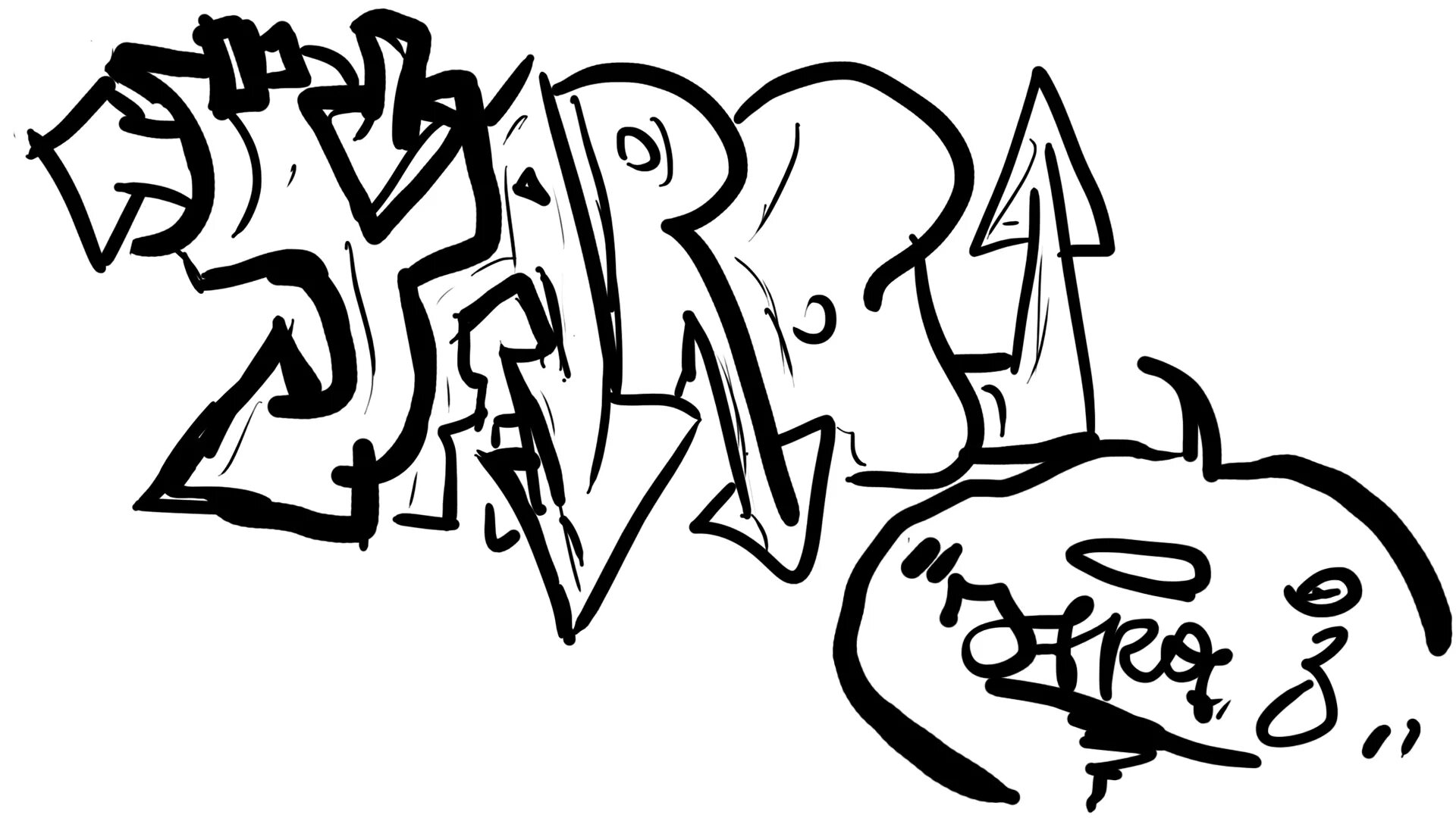 Graffiti sketch #12