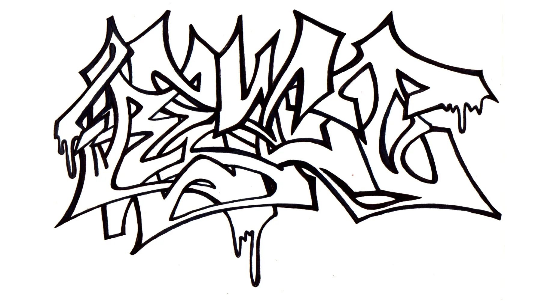 Graffiti sketch #16
