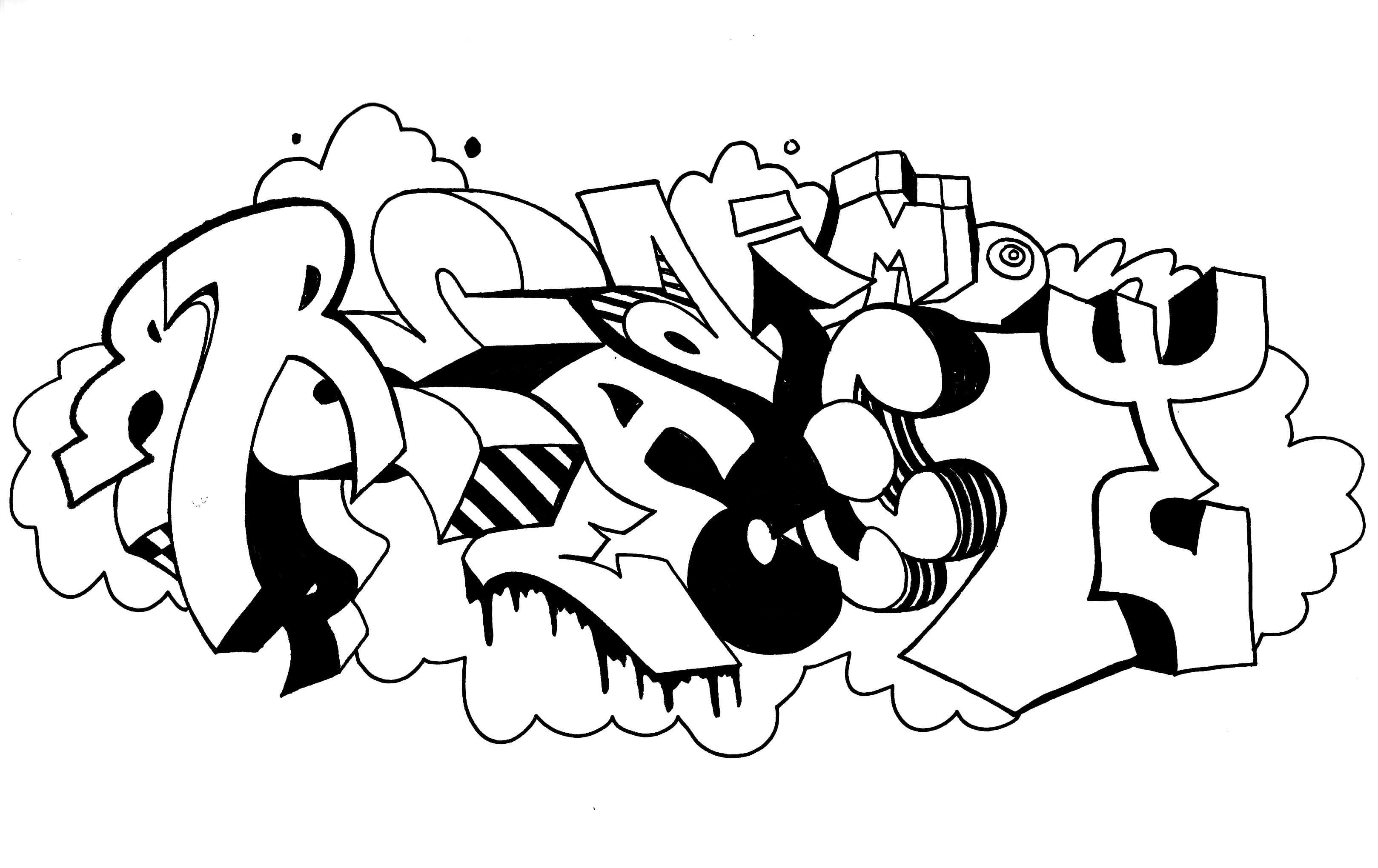 Graffiti sketch #17