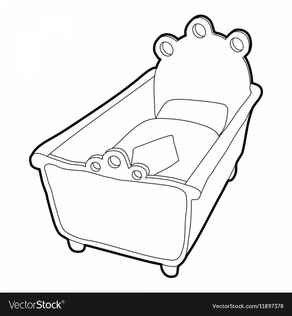 Great coloring book for baby bed